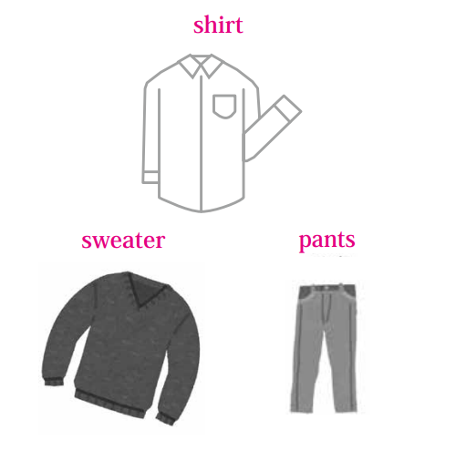 English Words Used in Japanese (shirts, sweater, pants)