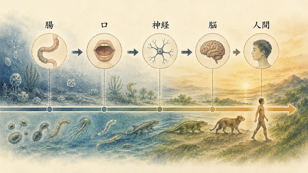 Evolution of gut and brain