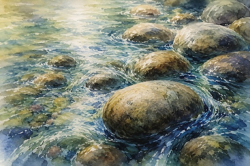 Stone and water