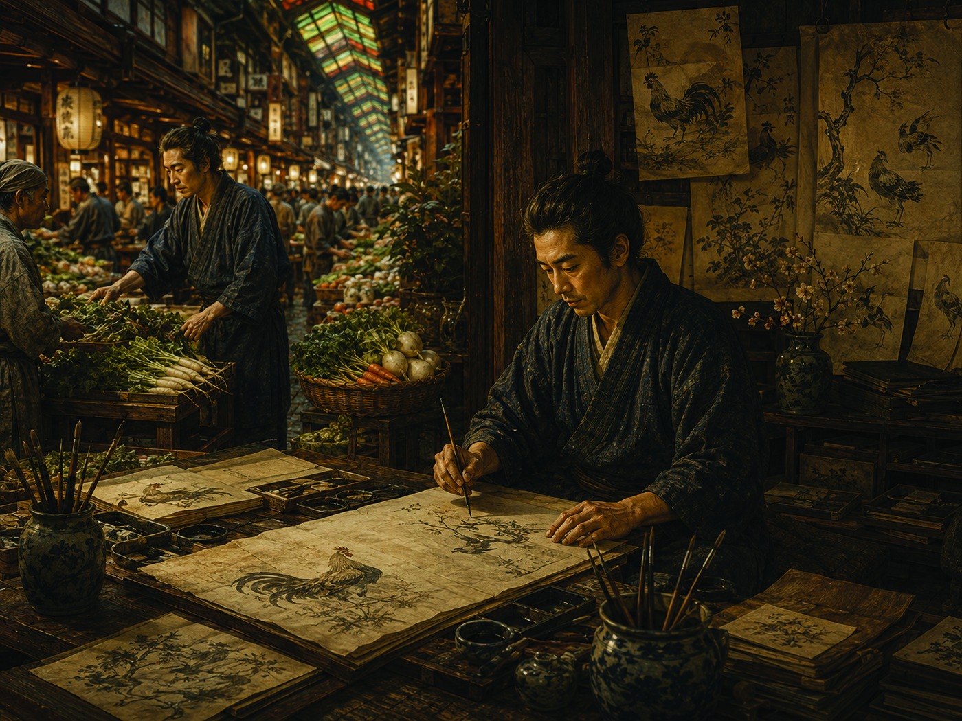 Jakuchū and the family business / 弟へ