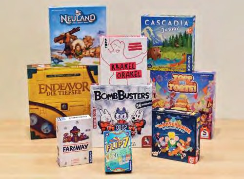 Board games including Bomb Busters