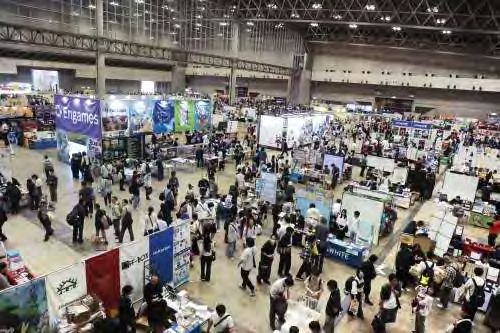 ゲームマーケットの会場風景