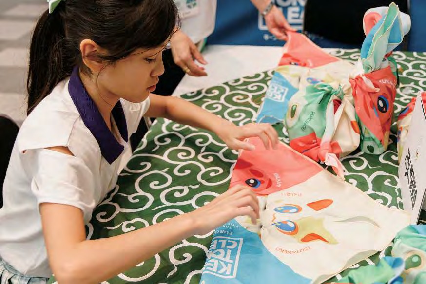 KEEP TOKYO CLEAN FUROSHIKI workshop